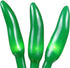Novelty Lights 11FT Chili Pepper String Lights, 35 Lights Indoor/Outdoor Connectable Mini Light Set, Green...