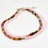Beaded Necklace for Women,Natural Gemstone Necklace for Women,Colorful Bead Choker Necklace Handmade Surfer Beach Necklace Trendy Jewelry Gift for...