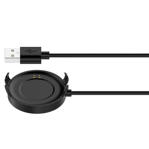 FitTurn[2-Pack Charger Compatible with Ticwatch GTK/Mobvoi CXB07 Smartwatch - Replacement USB Charge Charging Cable Wire Cord Dock Clip 3.3ft 100c...