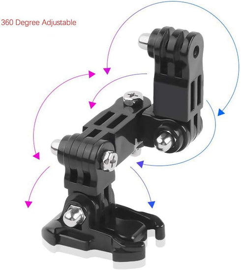Motorcycle Helmet Chin Mount Kit for GoPro Hero 8/7/ (2018)/ 6/5 Black/ 4 Session, DJI OSMO Action, YI Action Camera and More...
