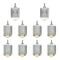 Electric Motor, 1V-6V DC 130 Small Motor, 18000 RPM, 10PCS...