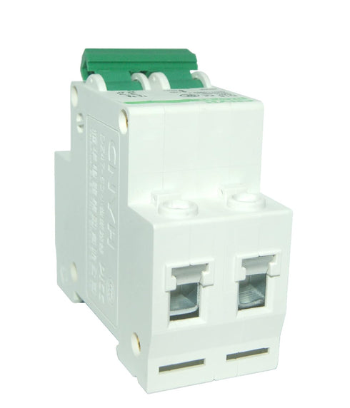 Miniature Circuit Breaker DZ47-63 C1 DIN Rail Mount Circuit Breaker Low-Voltage 1A 240/400V 2 Pole...
