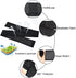 Elastic Calf Compression Bandage Sleeve Wrap for Calf Pain Relief Lower Leg Compression Support Shin Splint Guard Adjustable Plus Size Black Large...