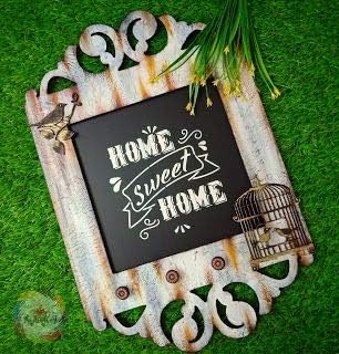 CrafTreat Home Stencils for Painting on Wood, Canvas, Paper, Fabric, Floor, Wall and Tile - Home Quotes Bundle - 6Pcs - Size: 6x6 Inches Each - Re...