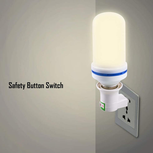 E27 Lamp Socket Adapter with Switch,Plastic Standard Screw-in Socket Outlet Converter Bulbs for Home (2 packs)...