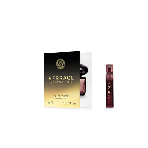 Versace Crystal Noir Eau de Toilette for Women Vial 0.03 oz / 1ml...