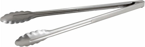 Winco Coiled Spring Heavyweight Stainless Steel Utility Tong, 16-Inch...