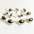 500pcs a lot: D11mmxL17mm Nickel Color Sofa Upholstery Tacks Wooden Furniture Decorative Tacks Hobnail Thumb Nails Home DIY Upholstery Nails (Nick...