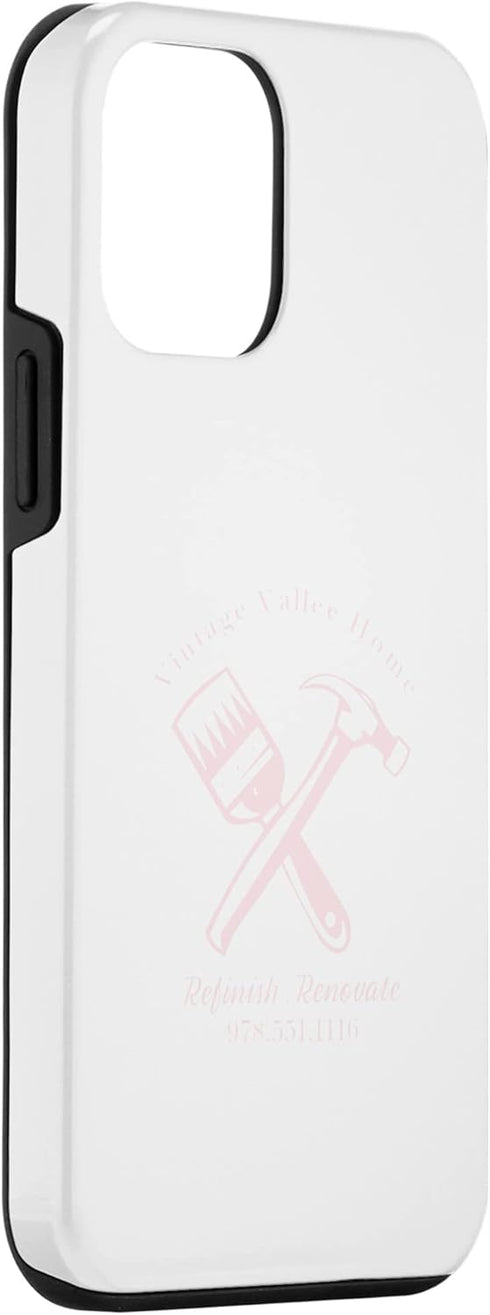 iPhone 12 mini Vintage Vallee Home Renovations Company Hoodie Case...