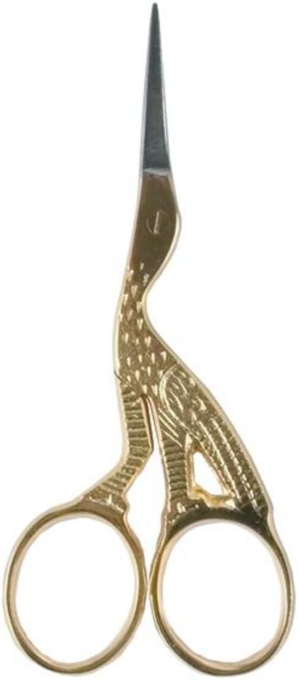 100009 Allary Ultra Fine Stork 3-1/2 Inch Needlework Scissors...