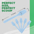 500 Pack 2.5 Inch Cosmetic Spatulas - Small Plastic Spatula for Cosmetics, Creams, & Crafts | Makeup Spatula or Multipurpose Mini Applicator for M...