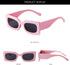 GIFIORE Retro 90s Rectangle Sunglasses For Women Trendy Chunky Glasses Black Pink Frame...