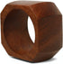 Wooden Napkin Rings Set of 6 for Dinning Table Decor | Wood Napkin Holder Set of Six for Dinner Table Decoration | Napkin Ring for Home and Kitche...