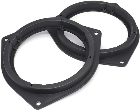 6.5" Aftermarket Plastic Black Speaker Adapter. Fitted for Toyota Avalon, Corolla, Highlander, Prius, RAV, Solara, Tacoma, Venza, Yaris, Crown, Re...