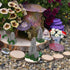 GANAZONO Mini Rockery Decoration Miniature Zen Garden Rockery Decor 8Pcs Bonsai Ornament Accessories Mini Bonsai Figurines Ornament Plant Pot Terr...