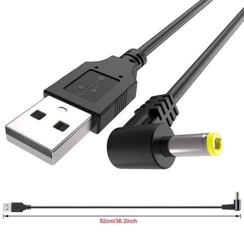 2 Packs USB DC Cables for Panasonic K2GHYYS00002 HD Camcorder, Ideal Power Supply Replacement Charger Charging Cords for HC-V180K HC-V380K HC-V770...