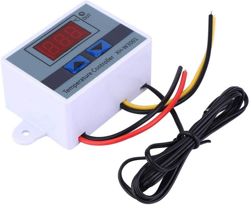 Temperature Controller, DC 12V 120W with Sensitive Sensor Probe for Temperature Control Digital Thermostat Switch...