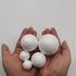 50 Pack Craft Foam Balls, 5 Sizes(1-2.4 Inches), White Polystyrene Smooth Round Balls, Foam Balls for Arts and Crafts, Christmas, DIY Craft for Ho...