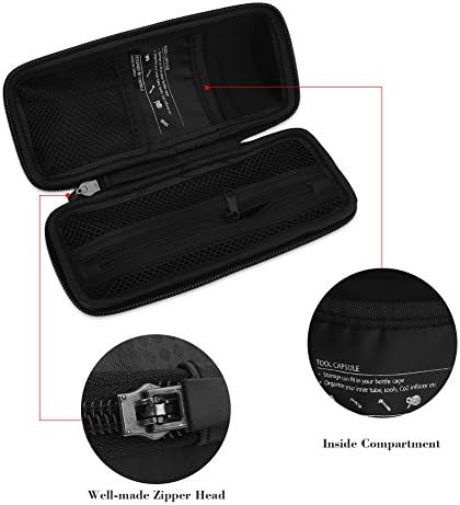 Zip Case Tool Bag, Waterproof Lightweight Bike Repair Tool Capsule Water Bottle Tool Storage Bag Case for Mountain Road Bikes...