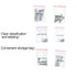 Universal TV Mount Screw Kit Includes M4, M5, M6 Screws, Washers and Spacers - Stainless Steel - Compatible with VESA Wall TV or Monitor Mounting...