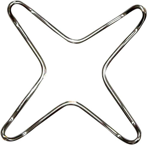 Pan Stand Gas Hob Stand Accessories Stainless Steel Trivet Cooking Kitchen Rack Stove Top Chrome Plated Pot Coffee Maker Support Universal(1)...