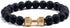 Traintough Dumbbell Bracelet for Men Cool Volcanic Rock Anxiety Bead Bracelet Adjustable Fitness Yoga Barbell Bracelet Jewelry Gifts for Men Women...