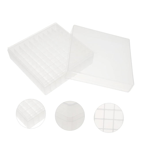 Box Microtube Storage Box Tube Freezer Translucent Tube Box Cryovial Box Cryovial Vial Rack Cryovial Storage Box Pp Transparent Cryogenic Tubes Bo...