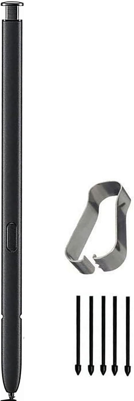 Generic S23 Ultra Stylus Pen Replacement (Without Blue-Tooth) + Tips/Nibs (Black)...