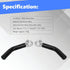 2Pcs Bicycle Handlebar Ends Bars, Bicycle Handle Bar End Bike Pad Cushion Aluminum Alloy Cycling Replacement Accessory(Black)...