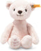 Steiff Soft Cuddly Friends My First Teddy Bear 10", Premium Stuffed Animal, Pink...
