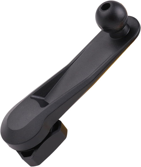 17mm Black Ball Head Car Phone Holder Mount, Extension Bracket Support, Universal Smartphone Stand, 360° Rotating Phone Long Arm Mount, Automobile...