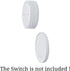 Ultra Slim Wall Holder for Philips Hue Light Switch Remote, UHOLDZU Aluminum Made Invisible Design Remote Control Holder for The Hue Dimmer Switch...