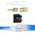 4.0mm Diameter Bullet Terminals Docking Quick Connector Insulating Sleeves Car Cold Cable Wire Brass Electrical Crimping Plug...