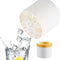 Mini Ice Cubes Maker, Decompress Ice Lattice,Cylinder 3D Silicone Ice Lattice Molding Ice Maker,Holds to 60 Ice Cubes Portable Ice Trays for Freez...