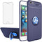 Asuwish Phone Case for iPhone 6plus 6splus 6/6s Plus with Tempered Glass Screen Protector Cover and Ring Holder Kickstand Cell Accessories iPhone6...