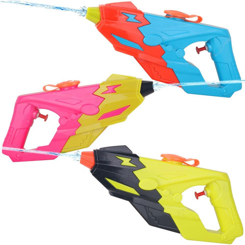 ArtCreativity Water Blasters, Set of 3, Water Squirt Guns for Kids in Vibrant Colors, Futuristic Water Shooting Pistols, Toys for Swimming Pool, B...