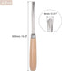 uxcell Wood Chisels Carving Knife, 10mm Chrome Plated 45# Carbon Steel Triangle Tip Woodworking Hand Tool Graver 165mm (6.5-Inch) Length, 4pcs...