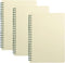 SUPERBOX Spiral Notebook, Journal Notebook, 3Pack, Lined Paper Sketchbook, 6” x 8”, Light Yellow...