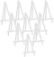 Mini Plastic Display Easel, 20 Pcs White Tabletop Art Easel Painting Easels for Photo Paintings Cards Invitations Menu Display...