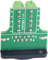 QIANRENON DB9 Panel Mount Terminal RS232 Serial to Terminal Female Adapter Connector Breakout Board, 9 Pin Welding-Free D-Type Connector,Black...