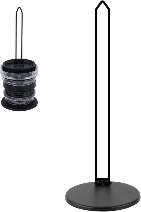 Tumbler Lid Organizer, Stackable Cup Lid Organizer for Stanley & YETI Water Bottle Lid Holder Space-Saving Vertical Storage Up to 14 Lids for Kitc...