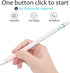 Stylus Pen for iPad, DOGAIN Stylus Pen for Touchscreen with Pink Grip, Digital Active Fine Point Pen for Drawing/Writing/Playing, iPad Pencil Comp...