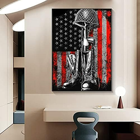 FILASLFT Diamond Painting Flag, Diamond Art Kits for Adults, Diamond Art Patriotic,Diamond Painting Kit, Perfect for Home Wall Decor 12 x 16 Inch....