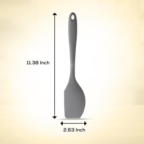 Mrs. Anderson’s Baking Silicone Scraper Spatula, Flexible, Non-Stick, Heat Safe, Grey...