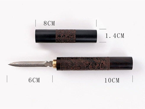 haowei 1Pcs Stainless Steel with Wooden Handle Puer Puerh Tea Knife Needle Ice Pick Tea Cake Pick Tool for Breaking Prying Brick for Kitchen Bars ...