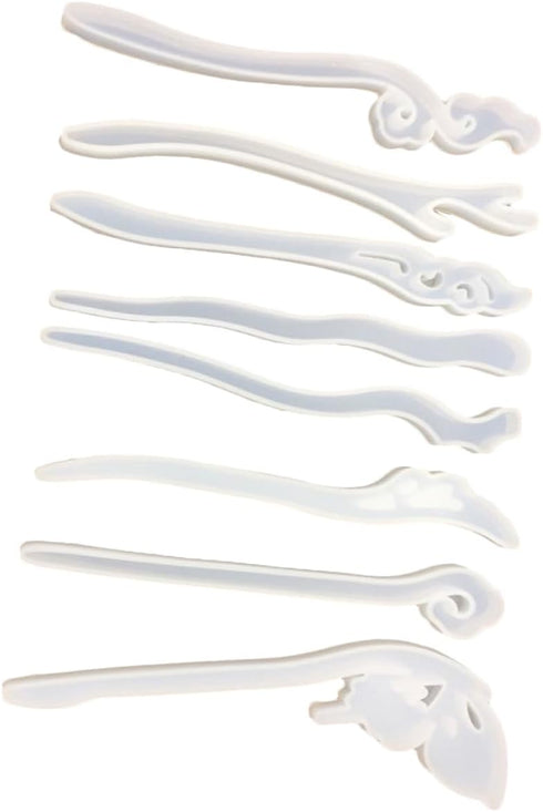 EXCEART 8pcs Bun Mold Resin Tools Resin Kit Epoxy Crystal Resin DIY Crafts Making Mold Crystal Pendants Resin Crafts Making Tool De Resina Hand Mo...