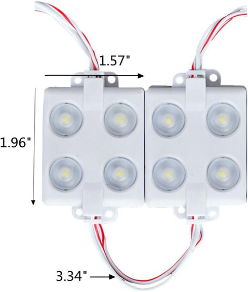 Speller 12V 40 LEDs Van Interior Lights White LED Lamp Waterproof with LED Project Lens for LWB Van Boats Caravans Trailers Celling Light...