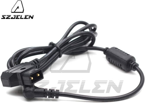 Right Angle DC Power Cable,D-Tap to 12V DC5.5X2.5mm Right Angle Power Cable for KiPRO LCD Monitor DSLR Rig Power V-Mount Battery (DC Straight Cabl...
