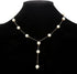 Pearl Jewelry Set for Women Brides Wedding Faux Pearl Necklace Bracelet Earrings Set Simulated Pearl Set Adjustable Y-shaped Pearl Necklaces Daint...