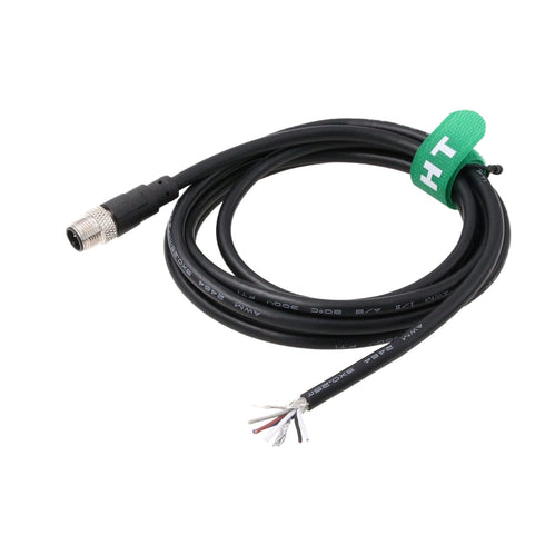 M12 5 Pin Male A Coding Sensor Cable to Bare Wire for Industrial Controls Automation, Device Network DeviceNet, CANopen, IO Link, Profibus 2m...